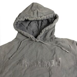 Fucking Awesome Gray Embroidered Logo Hoodie